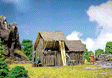 Log Barn -- 4-3/16 x 2-1/4"  10.6 x 5.7cm