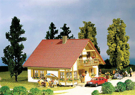 Romantic Single Family Home -- 5 x 5"  12.7 x 12.6cm-1