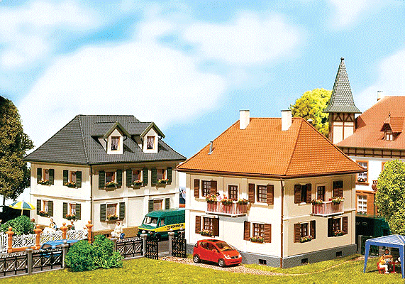Rosenstrasse 2 House -- 4-15/16 x 4-3/8 x 4-13/16"  12.5 x 11 x 12.3cm  Goes with #130321