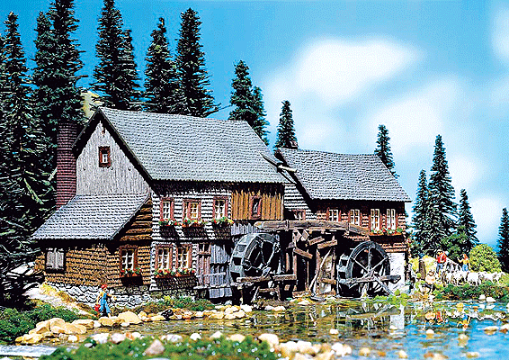 Hexenloch Mill -- 9-3/4 x 4-3/4"  24.7 x 11.9cm