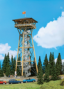 Riesenbuhl Observation Tower - Kit (Plastic) -- 5-7/8 x 5-7/8 x 13-3/16"  15 x 15 x 33.5cm-1