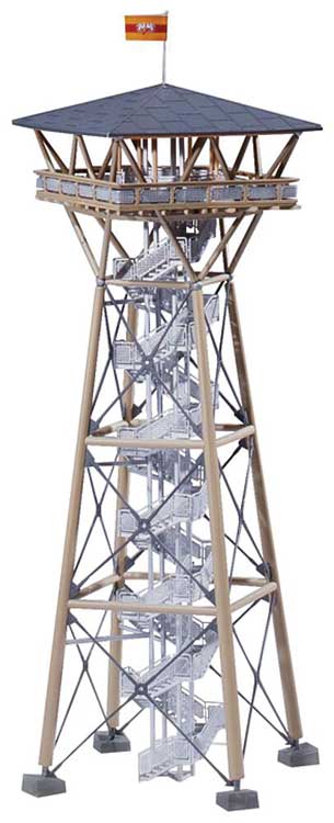 Riesenbuhl Observation Tower - Kit (Plastic) -- 5-7/8 x 5-7/8 x 13-3/16"  15 x 15 x 33.5cm-3