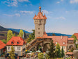 Historic Town Gate -- Kit - 8-15/16 x 4-1/2 x 15-3/16"  22.7 x 11.4 x 38.5cm