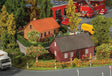 2 Clinker-Built Houses -- Kit - Both: 4-3/16 x 2-1/2 x 2-7/16"  10.7 x 6.4 x 6.2cm
