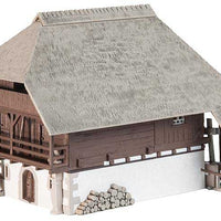 Kinzig Valley Memory Rural House -- Weathered Kit - 4-15/16 x 4-9/16 x 3-7/16"  12.5 x 11.6 x 8.8cm