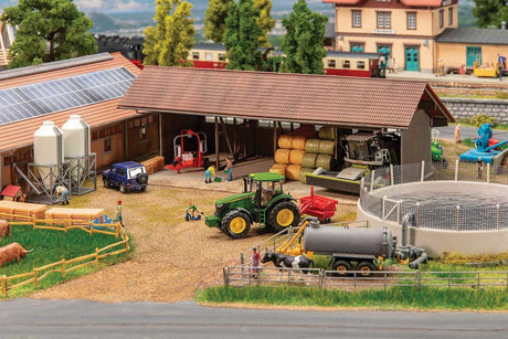 Farm Equipment Shed, Slurry Pit and Silos -- Kit-1
