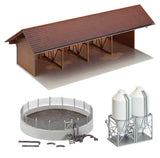 Farm Equipment Shed, Slurry Pit and Silos -- Kit-2