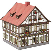 Copper Inn Guest House -- Laser-Cut Card Kit - 4 x 4-3/16 x 4-7/16"  10.1 x 10.7 x 11.3cm