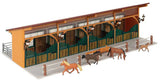Horse Stable -- Kit - Includes 4 Horses - 9-3/16 x 4-5/8 x 2-3/4"  23.3 x 11.8 x 7cm-2