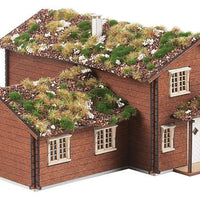 Norwegian House -- Laser-Cut Wood Kit - 5-5/8 x 5-5/8 x 2-15/16"  14.2 x 14.2 x 7.5cm