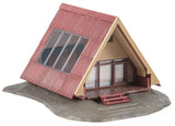 Vacation/Holiday House/Cabin 3-Pack -- Kit - Each: 5-5/16 x 4 x 2-3/4"  13.5 x 10.2 x 7cm (Interiors Sold Separate-2