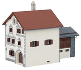 Bergun Bundner House -- 3-D Printed Kit - 6-7//8 x 4-1/16 x 5-7/16" 17.4 x 10.3 x 13.8cm-2