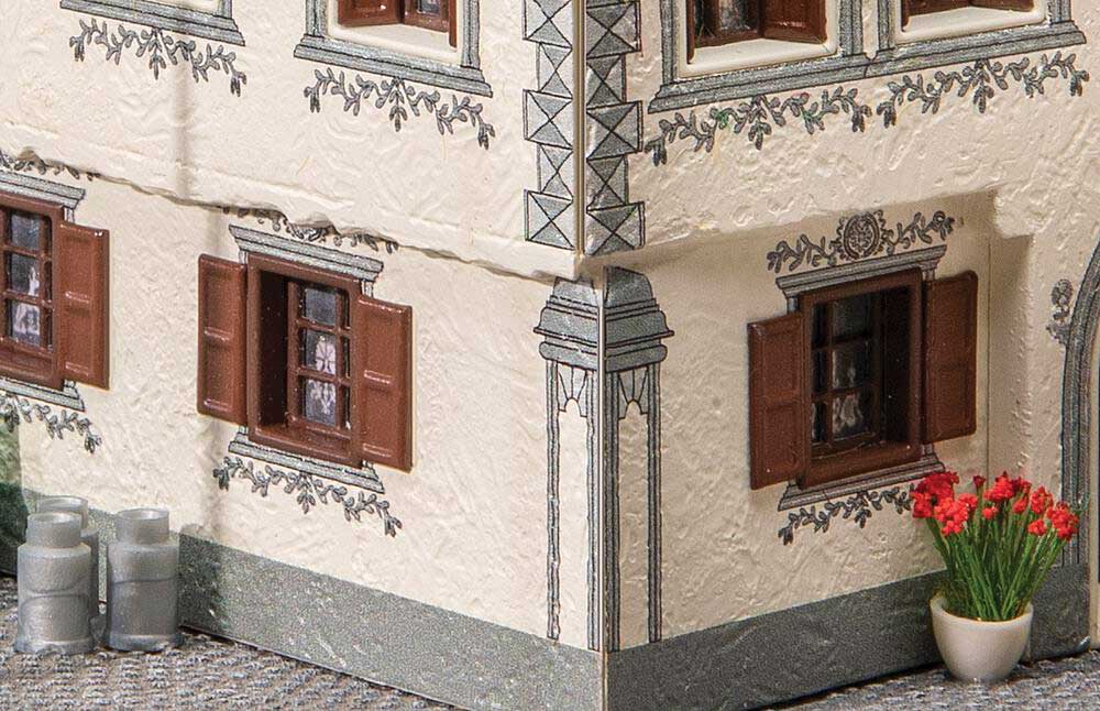 Bergun Bundner House -- 3-D Printed Kit - 6-7//8 x 4-1/16 x 5-7/16" 17.4 x 10.3 x 13.8cm-4