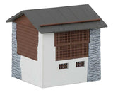 Graubunden Hay Barn -- Kit - 2-15/16 x 2-5/8 x 2-3/4" 7.4 x 6.7 x 7cm-3