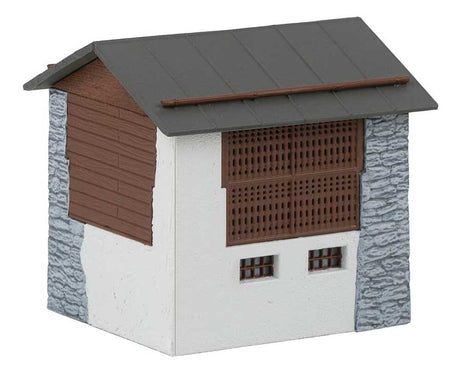 Graubunden Hay Barn -- Kit - 2-15/16 x 2-5/8 x 2-3/4" 7.4 x 6.7 x 7cm-3