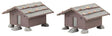 Hay Barn 2-Pack -- Kit - Each: 2-15/16 x 2-9/16 x 2"  7.5 x 6.5 x 5cm-1
