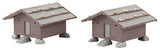 Hay Barn 2-Pack -- Kit - Each: 2-15/16 x 2-9/16 x 2"  7.5 x 6.5 x 5cm-1