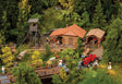 Hunting Lodge with Hunting Stand and Walkways -- Kit-1