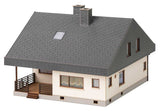 Bungalow with Fiber Cement Roof -- Kit - 5-1/4 x 4-3/4 x 3-5/8" 13.4 x 12.1 x 9.2cm-3