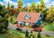 Swedish Village Shop -- Kit - 7-7/8 x 4-1/2 x 4"  20 x 11.5 x 10cm-1