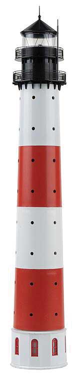 Westerheversand Lighthouse with Light -- Kit - 2-11/16 x 2-9/16 x 16"  6.9 x 6.5 x 40.6cm-2
