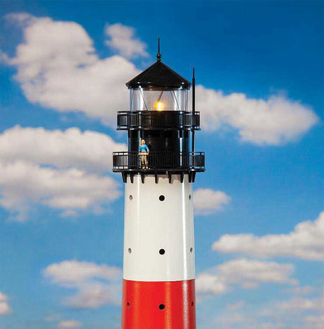 Westerheversand Lighthouse with Light -- Kit - 2-11/16 x 2-9/16 x 16"  6.9 x 6.5 x 40.6cm-3