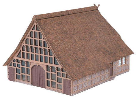 North German Thatched House -- Weathered Kit - 5-15/16 x 4-7/8 x 3-3/4"  15 x 12.4 x 9.6cm-3