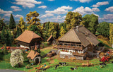 Vogtsbauernhof Black Forest Set -- Kit - Farmyard, Storage House, Bakehouse and Chapel-1
