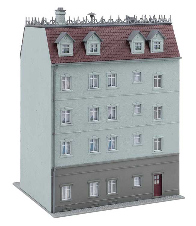 Pritzwalk Residential Building -- Kit - 5-11/16 x 5 x 7-7/8"  14.5 x 12.6 x 20cm-3
