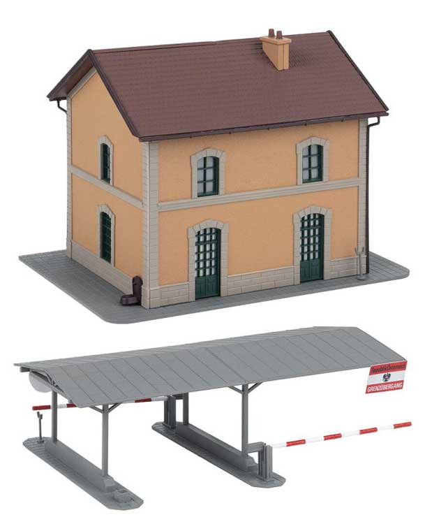 Border Control Point -- Kit - Main Building 6-1/16 x 4-7/16 x 4-5/8"  15.4 x 11.2 x 11.7cm-2