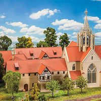 Bebenhausen Monastery w/Motorized Bell -- Weathered Kit - 23-3/4 x 20-3/8 x 14-3/4"  60.4 x 51.7 x 37.4cm