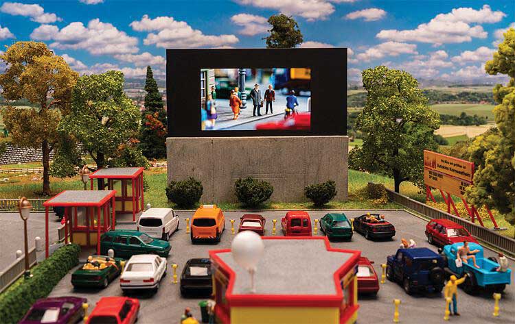 Drive-In Theater -- Laser-Cut Kit-2