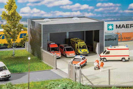 Goldbeck Modular Modern Industrial Vehicle Shelter -- Kit - 6 x 4-1/16 x 3-1/8" 15.2 x 10.3 x 8cm-1