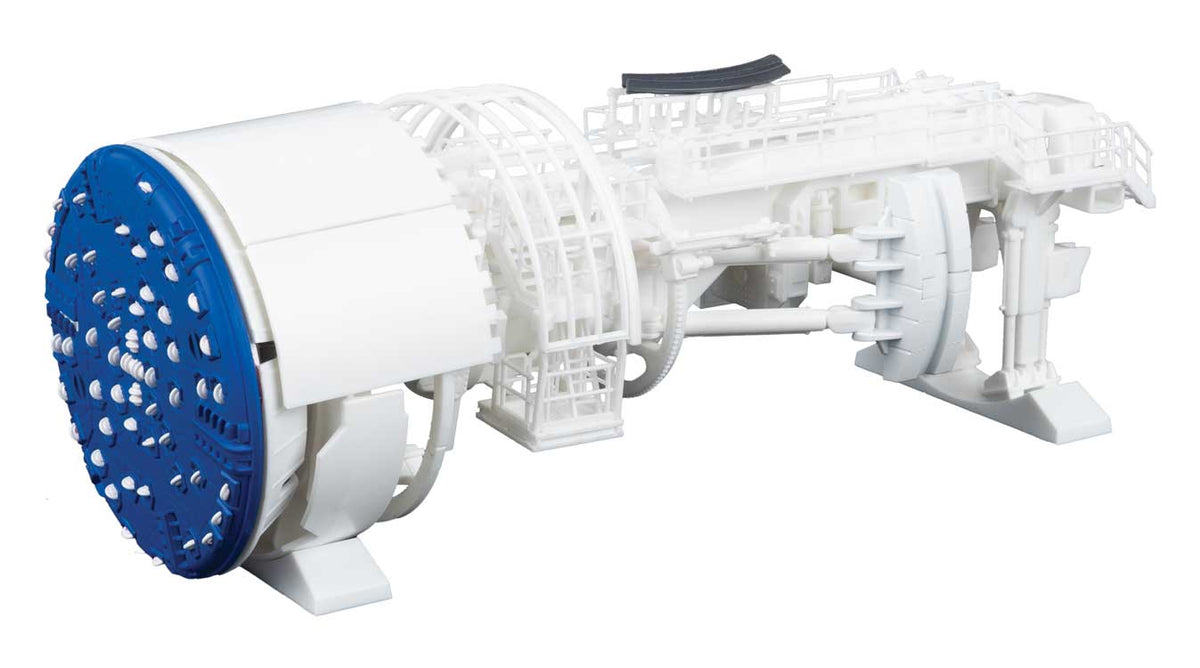 Tunnel Boring Machine Under Construction -- Kit - 9-7/16 x 3-3/8" Diameter  24cm x 8.5cm Diameter-2