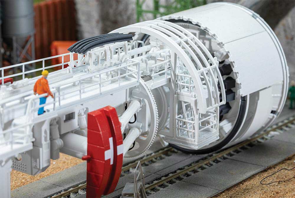 Gripper TBM Tunnel Boring Machine - Kit -- 38-3/16" 97cm Long, 3-3/8" 8.5cm Diameter-5