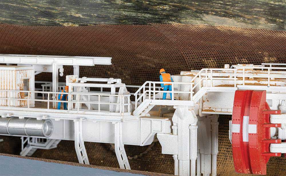Gripper TBM Tunnel Boring Machine - Kit -- 38-3/16" 97cm Long, 3-3/8" 8.5cm Diameter-9