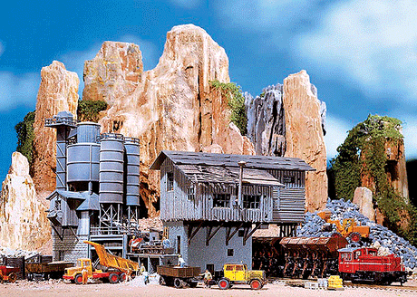 Old Stone-Crushing Plant -- 8 x 7-13/64 x 6"  20 x 18 x 15cm
