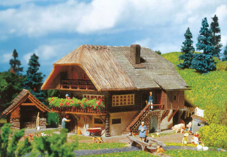 Black Forest Farmhouse -- Kit - Main House: 5-3/4 x 5 x 3-7/8"  14.6 x 12.6 x 9.9cm-1