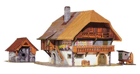 Black Forest Farmhouse -- Kit - Main House: 5-3/4 x 5 x 3-7/8"  14.6 x 12.6 x 9.9cm-2