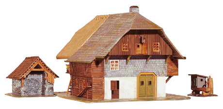Black Forest Farmhouse -- Kit - Main House: 5-3/4 x 5 x 3-7/8"  14.6 x 12.6 x 9.9cm-3