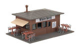 Chairlift/Ski Lift -- Kit - 24 Chairs, Ticket Kiosk, 4 Chair Supports, Small Shed, Details-4