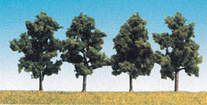 Fruit Trees -- Small 2-1/2" Without Fruit pkg(4)