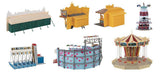 Funfair Set -- Kit - Includes 7 Structure Kits - Includes Motors for Rides-3