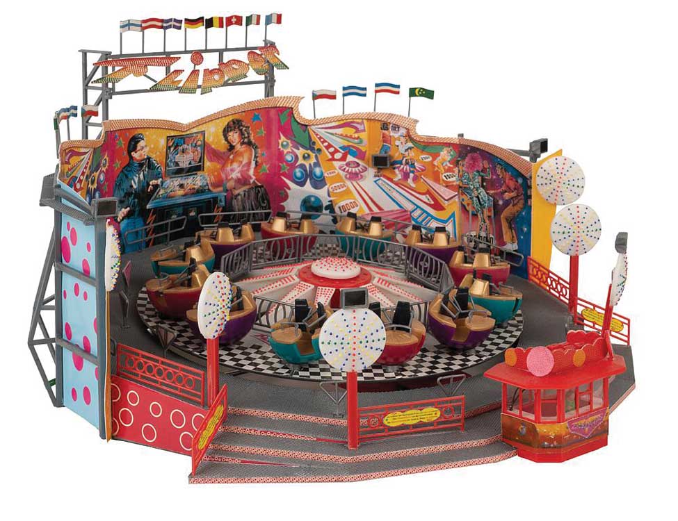 Funfair Set -- Kit - Includes 7 Structure Kits - Includes Motors for Rides-4