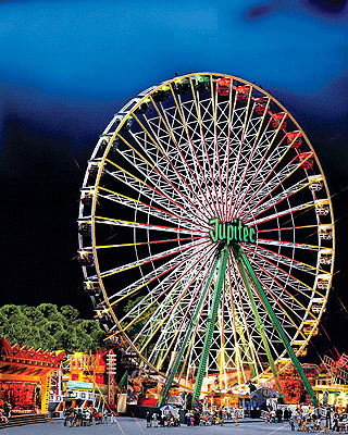 Jupiter Ferris Wheel with Motor -- Kit - 11-1/4 x 8-7/8 x 20-3/4"  28 x 22 x 52cm