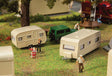 1970s Camper Trailers -- 2 Different Trailers