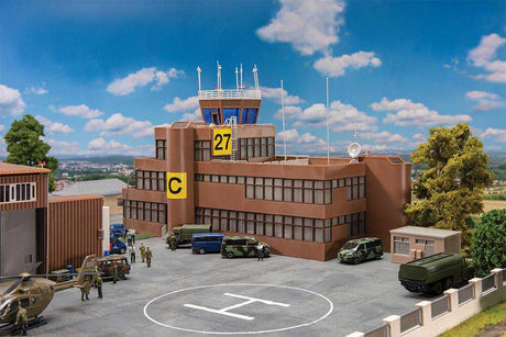 Airport Tower Building -- Kit - 15 x 6-3/16 x 11-1/8"  38.2 x 15.7 x 28.3cm-1