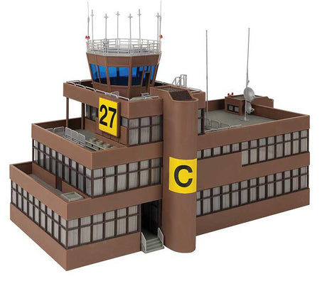 Airport Tower Building -- Kit - 15 x 6-3/16 x 11-1/8"  38.2 x 15.7 x 28.3cm-2