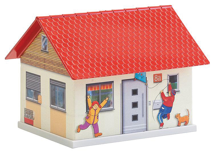 Single-Family Home - Basic -- Paintable Fold & Snap Cardstock Kit
