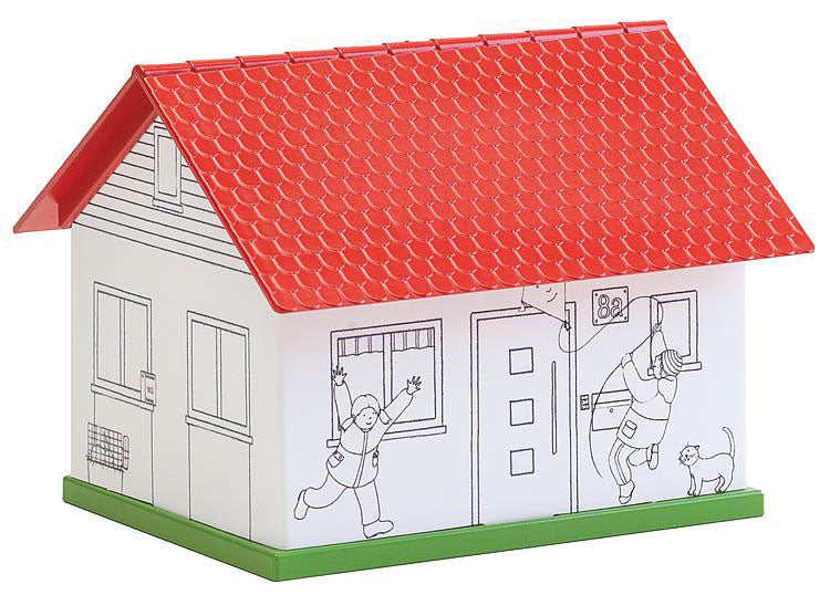 Paintable House - Basic -- Fold & Snap Cardstock Kit